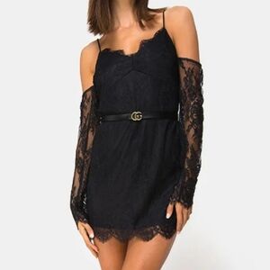 Motel Black Lace Kusakina Dress